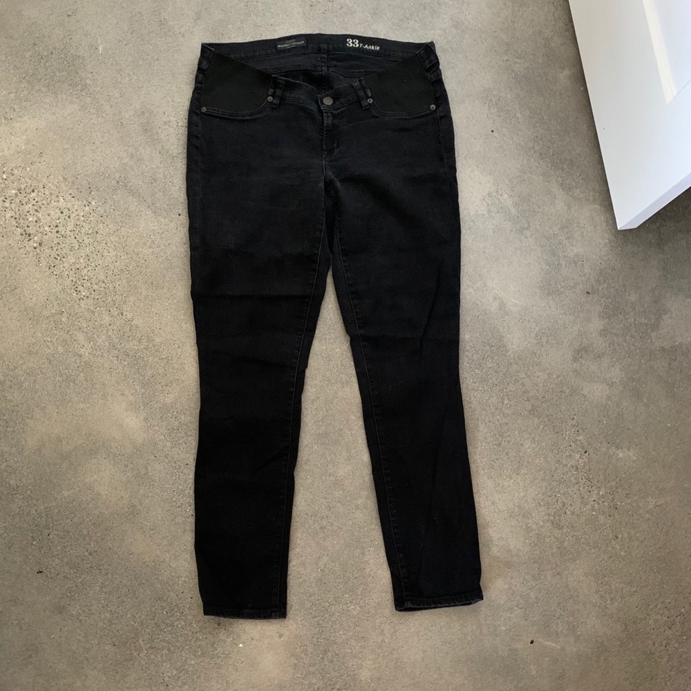 J. Crew Maternity Jeans, side panel